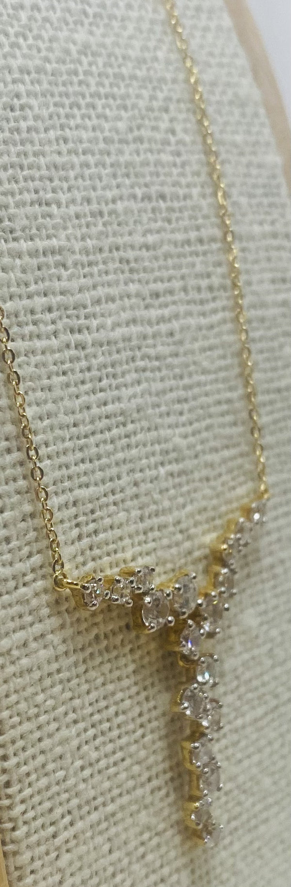 Collier Or avec Oxydes