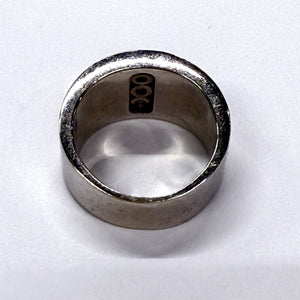 Bague Large avec Diamants
