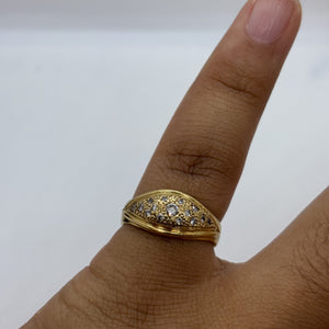 Bague Or avec Oxydes