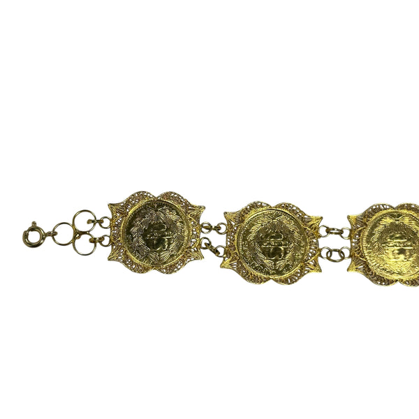 Bracelet Pièces 10 francs Napoléon en Or