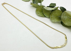 Collier Or avec Oxydes