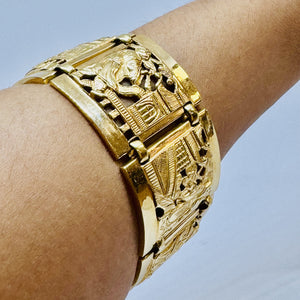 Bracelet Manchette Or Jaune