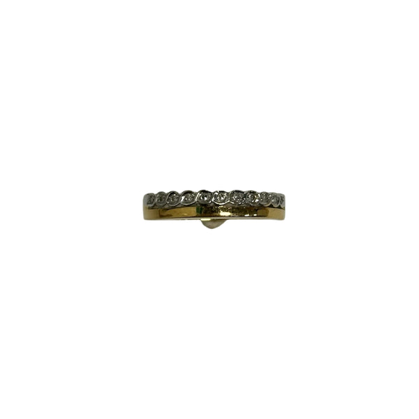Bague 2 Ors avec Diamants
