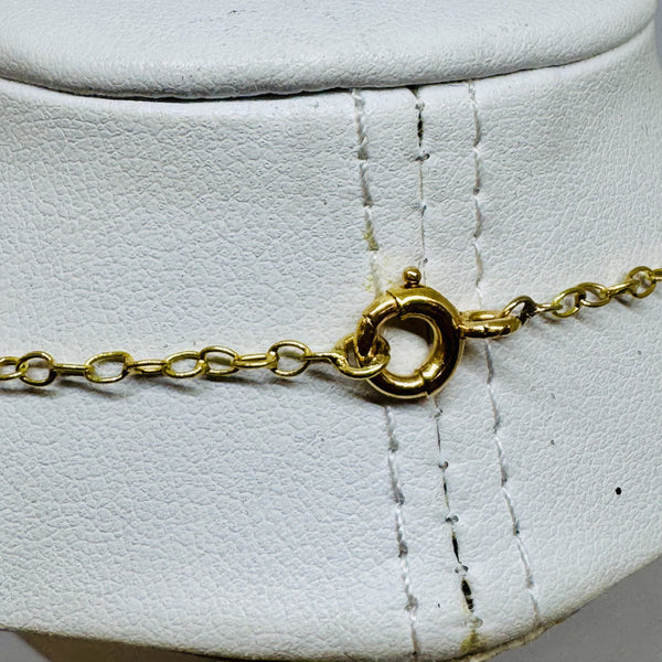 Collier Or avec Fleur