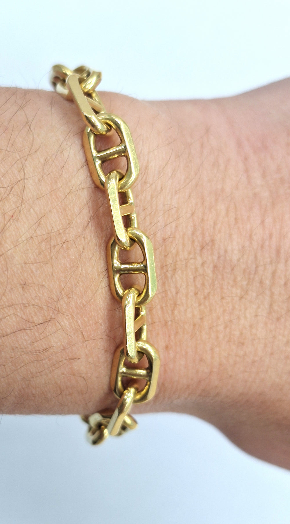 Bracelet Or Maille Marine