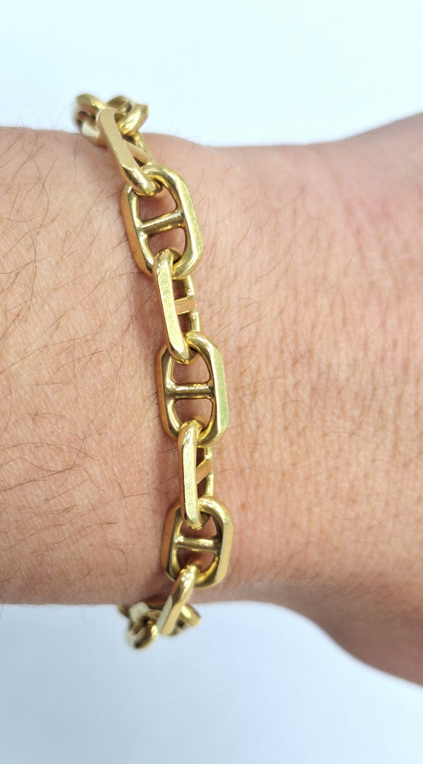 Bracelet Or Maille Marine