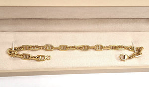 Bracelet Or Maille Marine