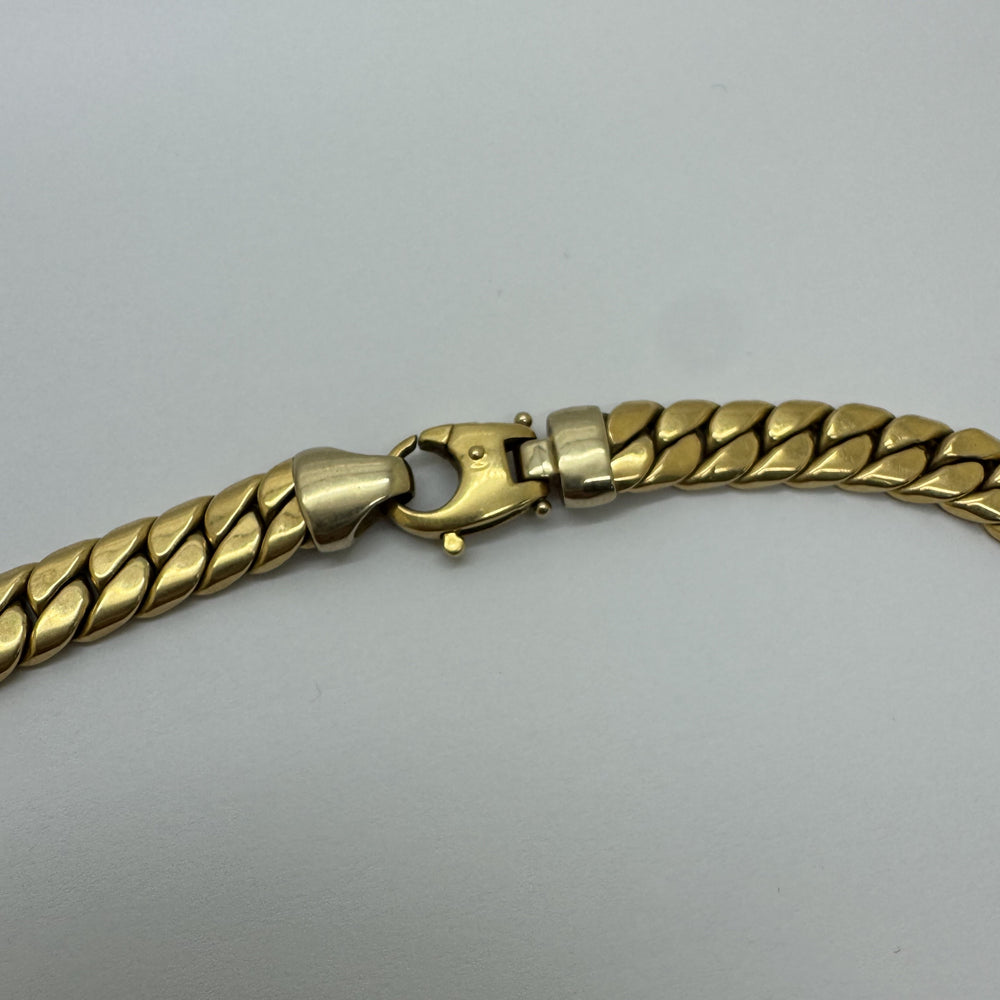 Collier Or Maille Anglaise