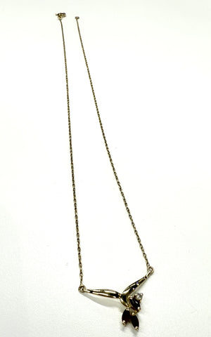 Collier Or avec Rubis et Diamants