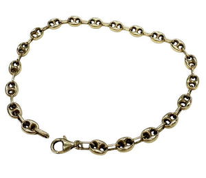 Bracelet Or Maille Grain de Café