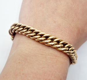 Bracelet Or Maille Américaine