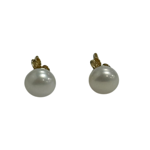 Boucles d'Oreille Puces avec Perles