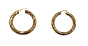 Boucles d'oreilles Créoles Or Jaune 18 Carats