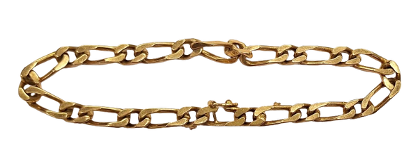 Bracelet Gourmette Or Jaune