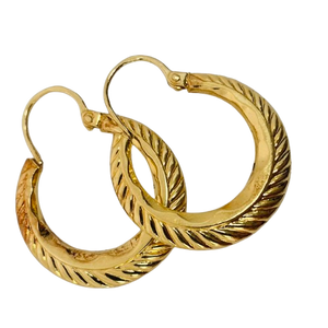 Créoles Or Jaune