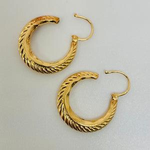 Créoles Or Jaune