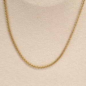 Collier Or Maille Forçat