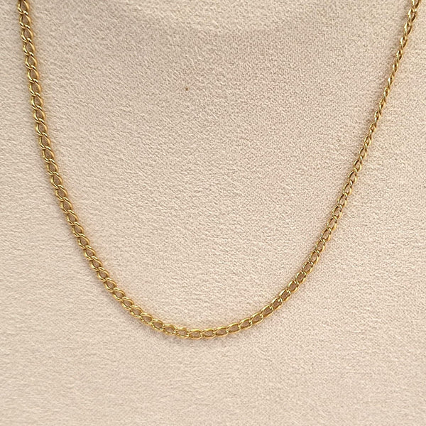 Collier Or Maille Forçat