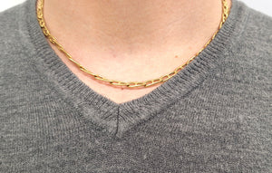 Collier or Maille Marine