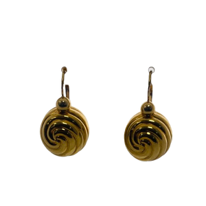 Boucles d'oreilles dormeuses en or jaune
