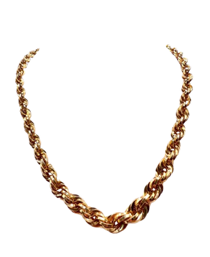 Collier Matinée en Or Jaune 18K Tête d'Aigle