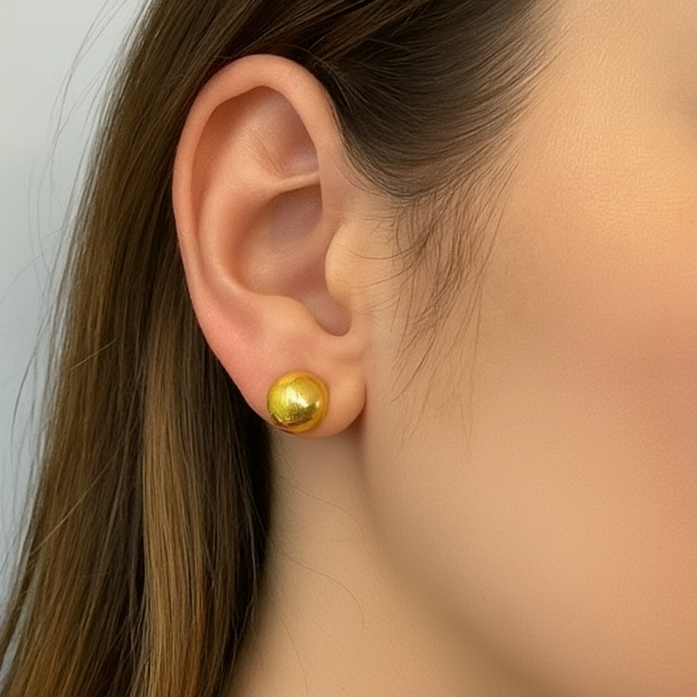 Boucles en Or Jaune 18K - 2.36g
