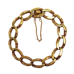 Bracelet or maille cheval