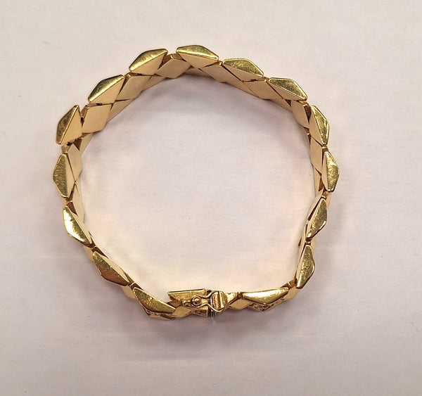Bracelet Manchette Or Jaune