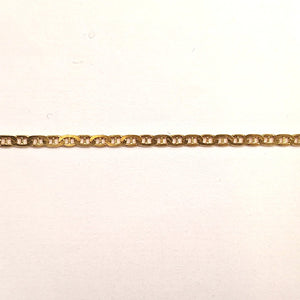 Collier or maille marine
