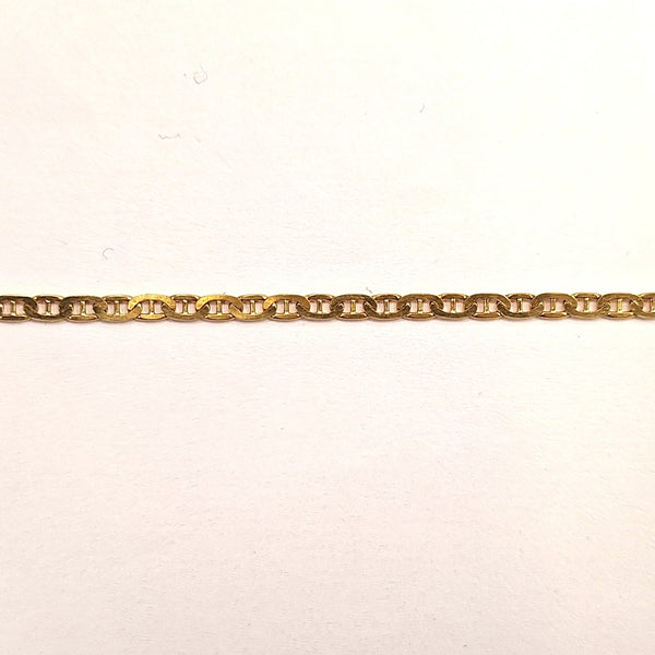 Collier or maille marine