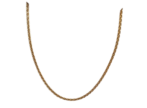 Collier Princesse en Or Jaune 18K Maille Palmier