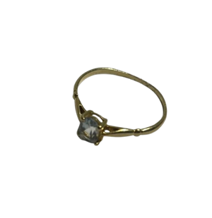 Solitaire en Or Jaune 18K Taille-52