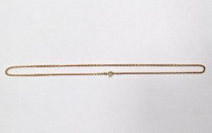 Collier or maille forçat