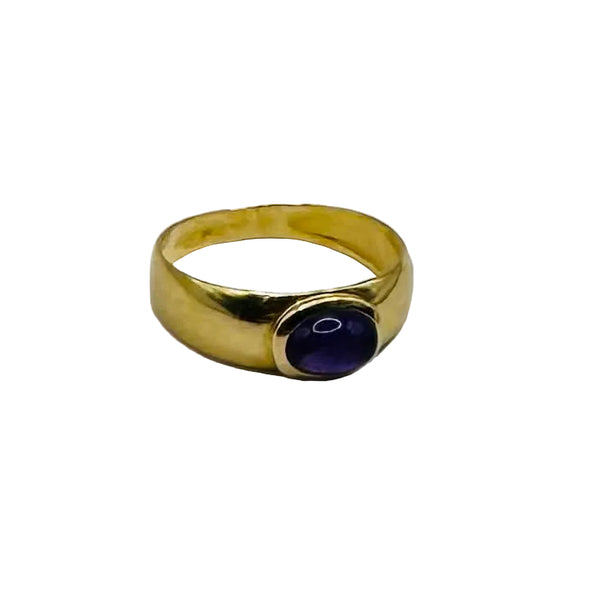 Bague en or jaune 18k - 2.64 G