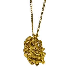Pendentif Ganesh Or Jaune 22 Carats