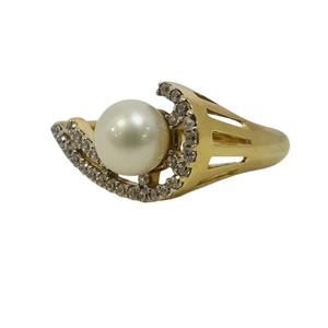 Bagues Or avec Oxyde et Perles