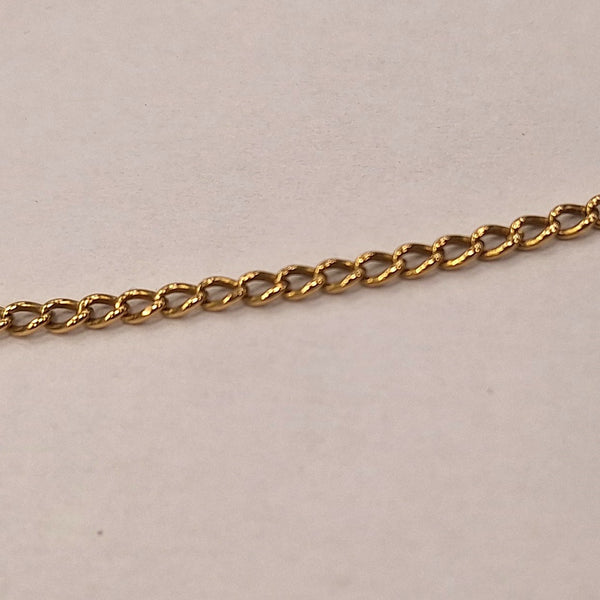 Collier Or Maille Forçat