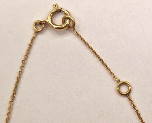 Collier en Or Jaune 18 carats avec Perle
