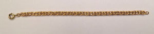 Bracelet Gourmette Or Jaune
