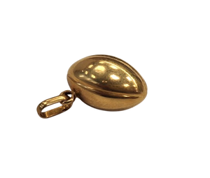 Pendentif Ballon Rugby Or Jaune 18 Carats