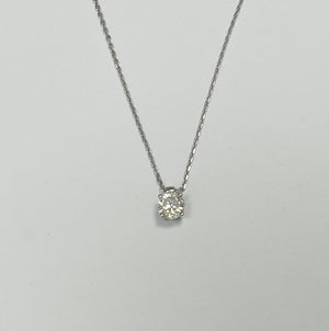 Collier or avec pendentifs diamants