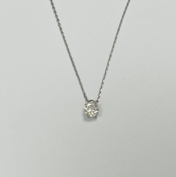 Collier or avec pendentifs diamants