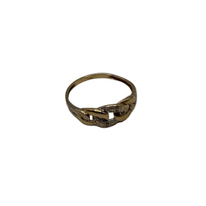 Bague en Or Jaune 18K - T52 - 1.42gr