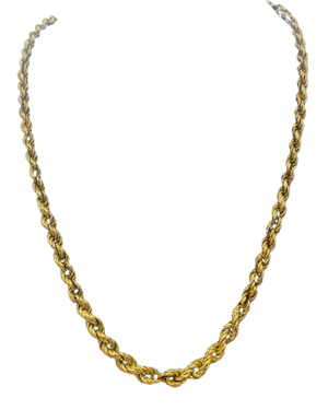 Collier maille corde
