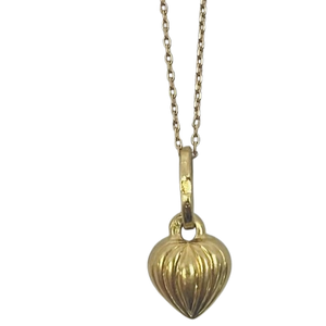 Pendentif or coeur