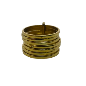 Bagues Semainier Or Jaune 18K Tête d'Aigle