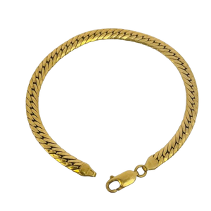 Bracelet or maille anglaise