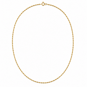Collier Chaîne Torsadé Or Jaune 18k