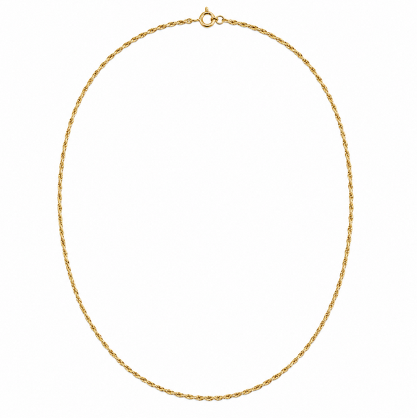 Collier Chaîne Torsadé Or Jaune 18k
