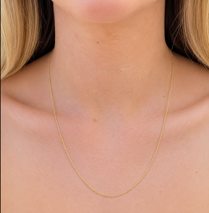 Collier Chaîne Torsadé Or Jaune 18k